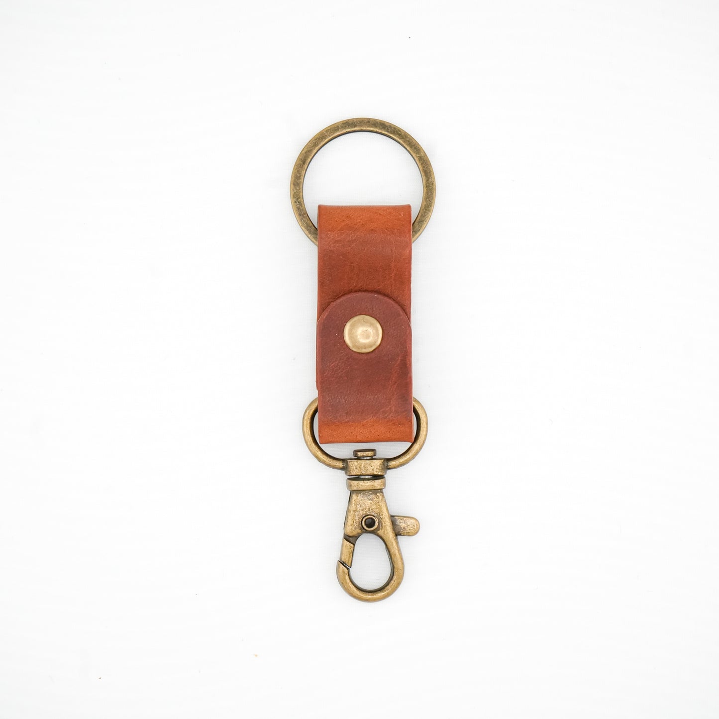 Small Leather Keychain