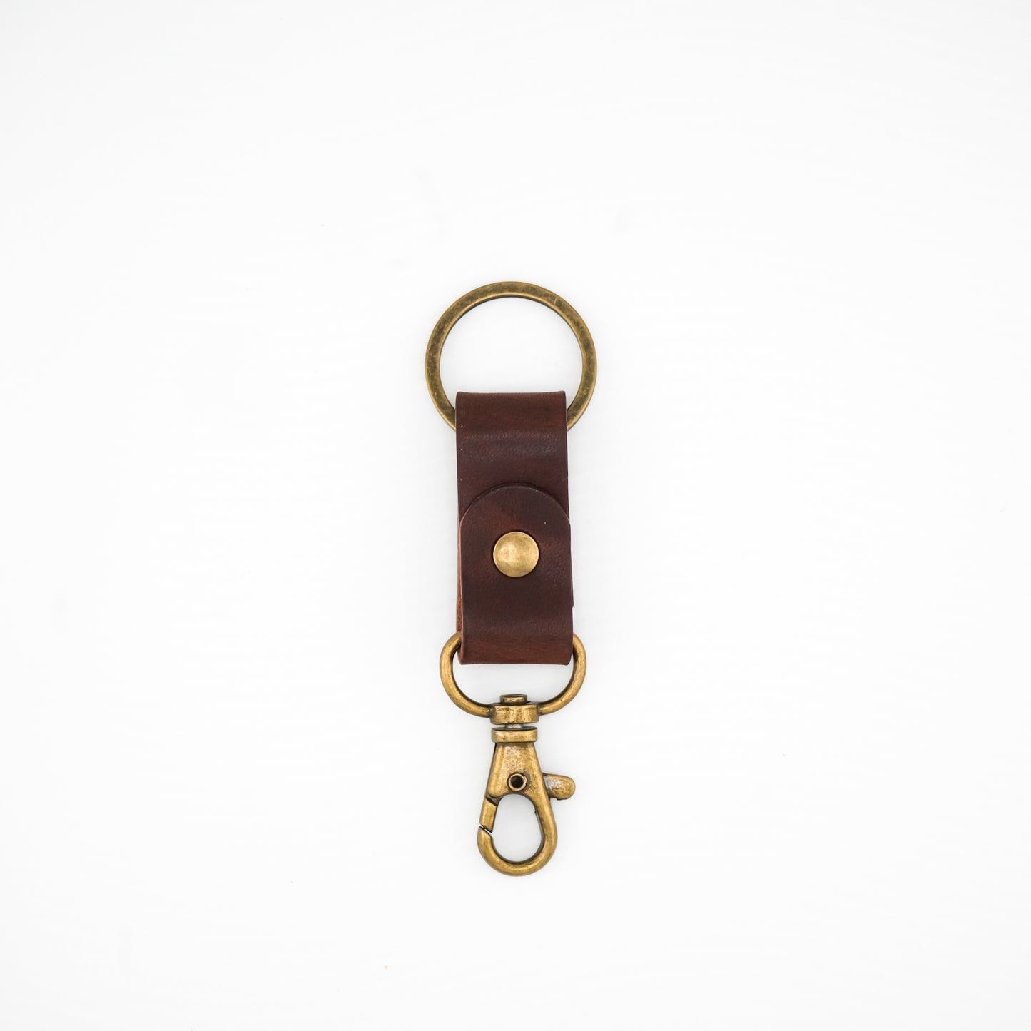 Small Leather Keychain