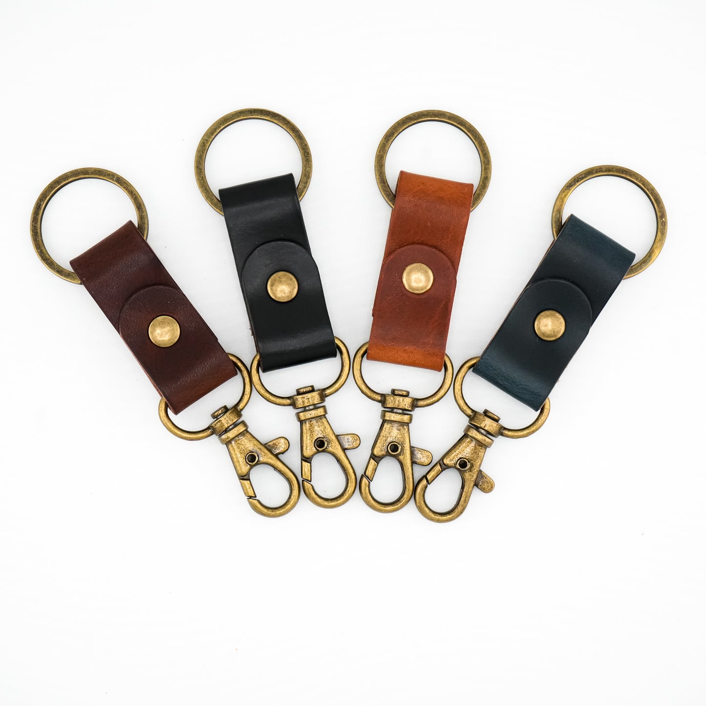 Small Leather Keychain