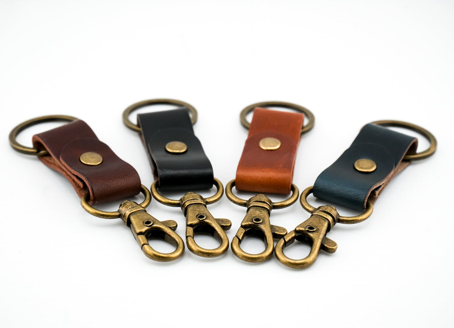 Small Leather Keychain